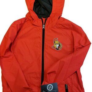 G III NHL Ottawa Senators Adult Womens Size S Onside Light Weight Jacket Red